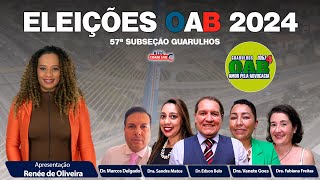 Programa  Falando de Política  Eleições OAB 2024 57ª Subseção Guarulhos CHAPA 4 [upl. by Nitsir669]