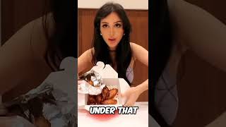 How SSSniperWolf Eats Wings Lifehack sssniperwolf food lifehacks meat [upl. by Silden]