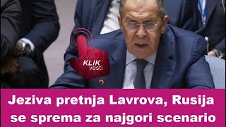 Jeziva pretnja Lavrova Rusija se sprema za najgori scenario [upl. by Claudia289]