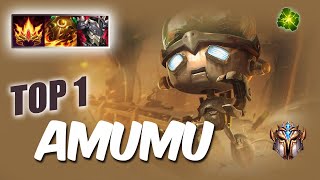 Wild Rift Amumu Top 1  S10 RUSH Challenger ranked game  build [upl. by Skyler951]