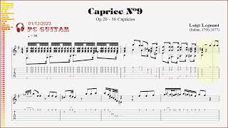 Legnani Op20 Caprice Nº9 guitar [upl. by Ayahs827]