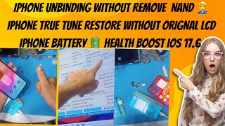 How to restore TrueTone on iPhone without original screenRestore TrueTone on Copy LCD too iOS 176 [upl. by Eussoj]