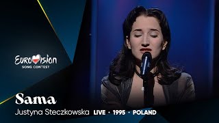 Justyna Steczkowska  Sama • Eurowizja 1995 [upl. by Eilema655]