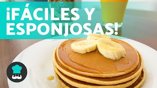 Panqueques Esponjosos Hotcakes 🥞😍  ¡Receta Fácil y Casera [upl. by Sapphira]