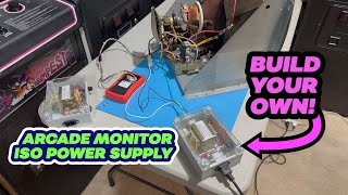 How to Build your own Arcade Monitor test bench isolation transformer power supply 📺 ⚡️ [upl. by Inaboy]