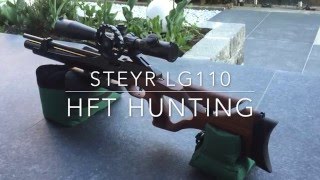 Impressionen Luftgewehr Steyr LG110 HFT Hunting [upl. by Yadnil433]