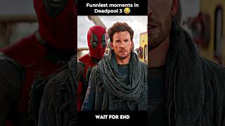 Funniest moments in Deadpool 3 😂 shorts deadpool [upl. by Eitsim42]