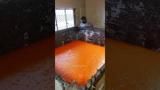 Unreveiling How Orange Polyurethane Foam is Produce In A Local Factory [upl. by Arual]