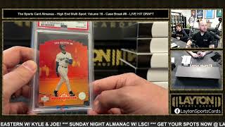 The Sports Card Almanac  High End Multi Sport Volume 16  Case Break 8 [upl. by Amuwkuhc914]