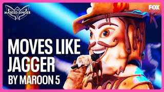 S’more Scores With A Rendition of “Moves Like Jagger’ by Maroon 5  Season 10  The Masked Singer [upl. by Liebermann]