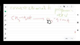 Convert ethanol into propanoic acid  old is gold questions Neb class 12 organic chemistry [upl. by Inanak493]