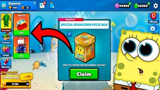 NEW quotFREEquot🤑 SPECIAL MYTHIC EMOTE IN SPECIAL SPONGEBOB PRIZE BOX  Stumble Guys [upl. by Adnalue]