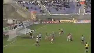 Ujpest  Dunaferr epochal owngoal by Tokody 2001 [upl. by Constancia340]