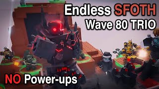 Reaching Wave 80 on SFOTH  Tower Defense X [upl. by Decrem]