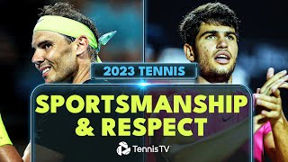 Sportsmanship amp Respect Tennis Moments in 2023 🤝 [upl. by Warila]