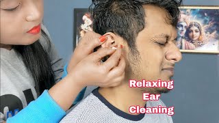 Relaxing Ear Cleaning  Ear Massage  Oil Head Massage  Loud Neck Cracking  Moral Of ASMR [upl. by Dorcea]