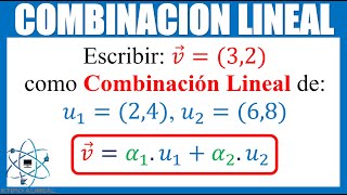 Combinación Lineal de Vectores en R2 [upl. by Leunammi]