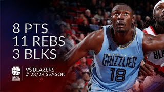 Bismack Biyombo 8 pts 11 rebs 3 blks vs Blazers 2324 season [upl. by Noseyt]