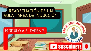 READECUACIÓN DE UN AULA CON EJEMPLO  ACT1 TEMA 2 MODULO 3 PROGRAMA NACIONAL DE INDUCCIÓN 2024 [upl. by Erastes]