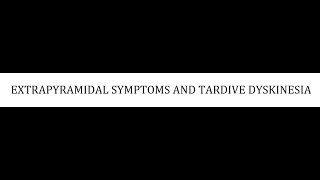 STAHLS  CH 5  PART 5  EXTRAPYRAMIDAL SYMPTOMS AND TARDIVE DYSKINESIA psychiatrypharmacology [upl. by Yendirb]