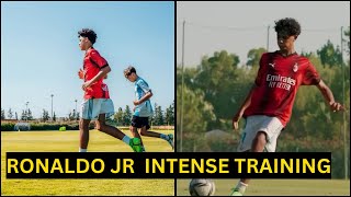 Ronaldo Jr Trains Like a Future Superstar [upl. by Ahsel]