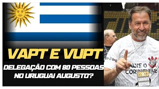 Corinthians Leva mais de 80 pessoas para o Uruguai segundo a Gazeta Vapt e Vupt no ar [upl. by Mashe]