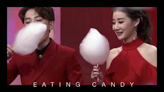 Funny moment Chinese CoHost Eats Cotton Candy in 3 Seconds [upl. by Idna]