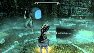 Velehk Sain  Daedric Gauntlet Relic  Midden Dark  TES V Skyrim HD [upl. by Anivlis]