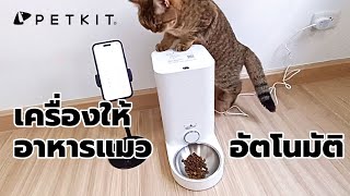 แกะกล่อง รีวิว PETKIT Fresh Element Mini  Smart Pet Feeder เครื่องให้อาหารแมวอัตโนมัติ [upl. by Bessy]