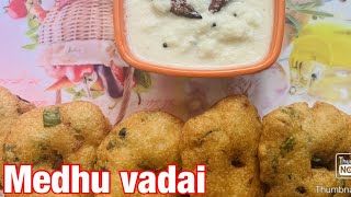 Medhu vadai  Tamil recipe4K [upl. by Elbon]