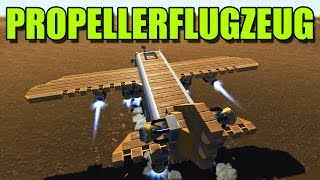 PROPELLERFLUGZEUG  Scrap Mechanic 12  Ranzratte1337 [upl. by Nytnerb209]