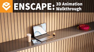 How To Make Walkthrough Animation In Enscape 3D Rendering [upl. by Laen]