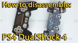 PS4 Controller DualShock ver1 Disassembly and Reassembly Guide [upl. by Cirtemed]