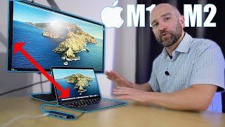 How to Connect an M1M2 Apple Macbook Air to an External Monitor [upl. by Aidnahs]