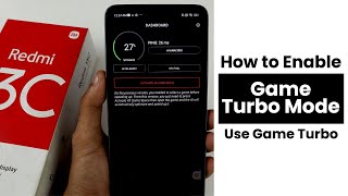 How to Enable Game Turbo Mode In Redmi 13C  Use Game Turbo [upl. by Ardnuaed]