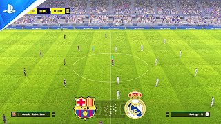 eFootball 2025 Barcelona vs Real Madrid  Gameplay ft Lamine Yamal  Mbappe amp More [upl. by Kcirtapnaes]