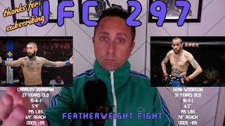 UFC 297 Charles Jourdain vs Sean Woodson Breakdown amp Pick [upl. by Enileuqcaj]