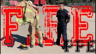 How to Don PPE 60 Seconds Drill FIRE DEPARTMENT ACADEMY Turnouts [upl. by Denten]