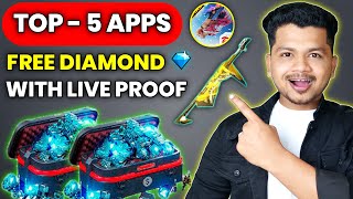 Top 5  Free Fire Diamond App  how to get free diamonds in free fire  free diamond app 2024 [upl. by Valda41]