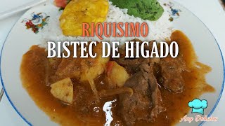 BISTEC DE HÍGADO Facil y Rapido Receta Ecuatoriana🇪🇨 [upl. by Naid]