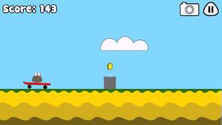 Pou Game  Cliff Jump FULL HD [upl. by Elwood]