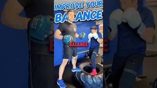 Struggling with balance while punching Try this drill boxingtraining [upl. by Drexler]