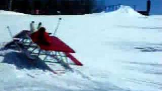 French Skier Hits American Picnic Table [upl. by Hastie]