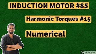 Induction motor 85  Numerical on Synchronous Torque [upl. by Anirahtak]