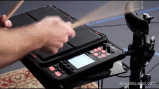 Roland SPD30 Octapad and BT1 Bar Trigger Overview and Demo  UniqueSquaredcom [upl. by Glantz]