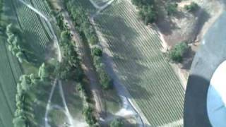 Ukiah California Prop Busters Flying site from the air [upl. by Forsyth]