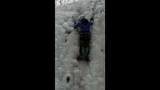 Ice climbing fail [upl. by Kane]