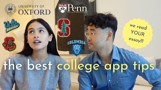 ace your US amp UK college application top tips amp get your essay read by maudy ayunda amp jesse choi [upl. by Ahsatsana758]