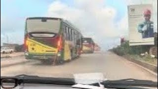 THE CHAIRMAN OF ASANTE KOTOKO NCC BUSES SUPPORTERS TO OBUASI TO SUPPORT THE TEAM [upl. by Stulin329]