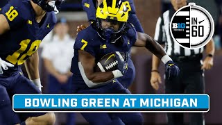 Bowling Green at Michigan  Sept 16 2023  B1G Football in 60 [upl. by Meyeroff]